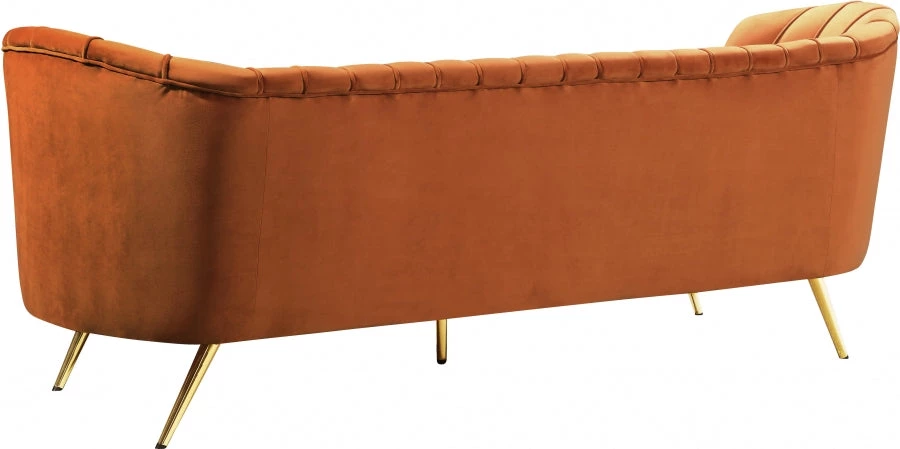 Meridian Furniture Living Room Margo Velvet Sofa