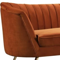 Meridian Furniture Living Room Margo Velvet Sofa