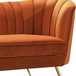 Meridian Furniture Living Room Margo Velvet Sofa