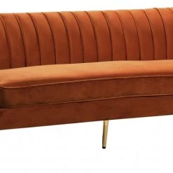 Meridian Furniture Living Room Margo Velvet Sofa