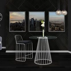 Meridian Furniture Gio Counter Height Table Dining Room