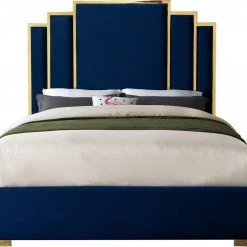 Meridian Hugo Velvet Bed