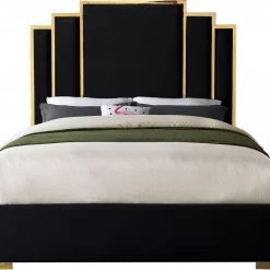 Meridian Hugo Velvet Bed