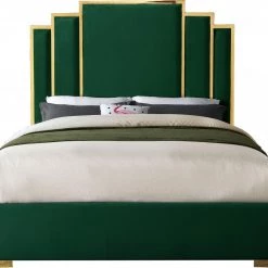 Meridian Hugo Velvet Bed