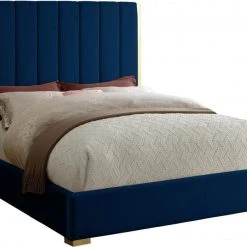 Meridian Furniture Becca Velvet Bed