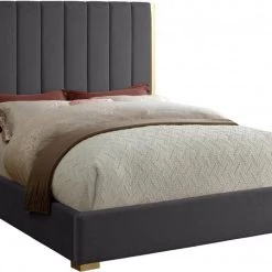 Meridian Furniture Becca Velvet Bed