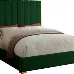 Meridian Furniture Becca Velvet Bed