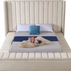 Meridian Furniture Bedroom Kiki Velvet Bed