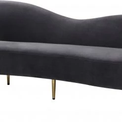 Meridian Furniture Ritz Velvet Sofa Living Room
