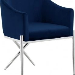 Meridian Furniture Dining Room Xavier Velvet Dining Chair