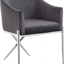Meridian Furniture Dining Room Xavier Velvet Dining Chair