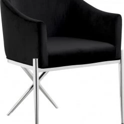 Meridian Furniture Dining Room Xavier Velvet Dining Chair