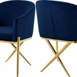 Meridian Furniture Xavier Velvet Dining Chair