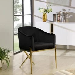 Meridian Furniture Xavier Velvet Dining Chair