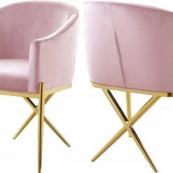 Meridian Furniture Xavier Velvet Dining Chair