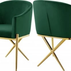 Meridian Furniture Xavier Velvet Dining Chair