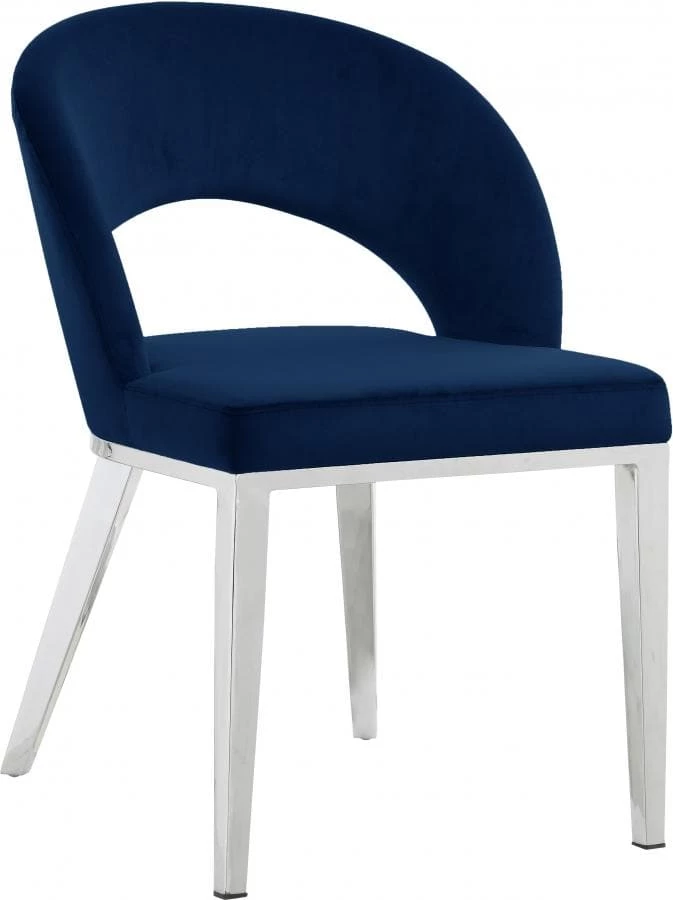 Meridian Furniture Dining Room Roberto Velvet Dining Chair