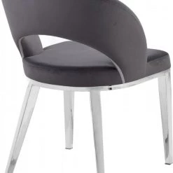 Meridian Furniture Dining Room Roberto Velvet Dining Chair