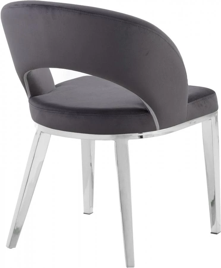 Meridian Furniture Dining Room Roberto Velvet Dining Chair