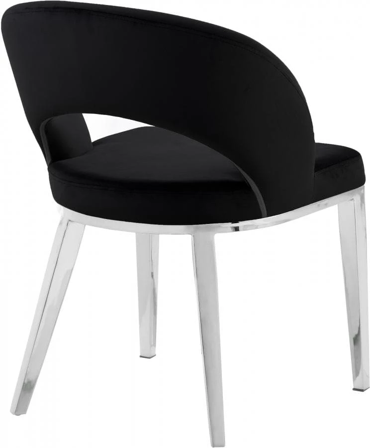 Meridian Furniture Dining Room Roberto Velvet Dining Chair