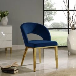 Meridian Furniture Roberto Velvet Dining Chair