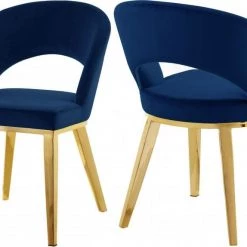 Meridian Furniture Roberto Velvet Dining Chair