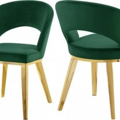 Meridian Furniture Roberto Velvet Dining Chair