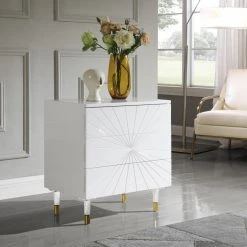 Meridian Furniture Starburst Side Table Living Room