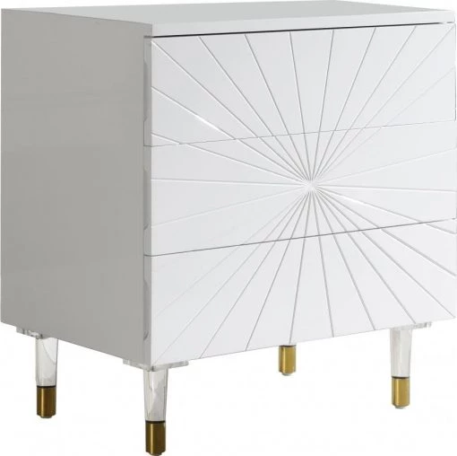 Meridian Furniture Starburst Side Table Living Room