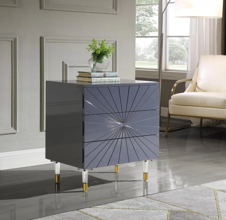 Meridian Furniture Starburst Side Table Living Room