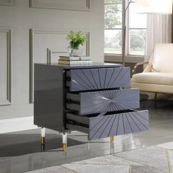 Meridian Furniture Starburst Side Table Living Room