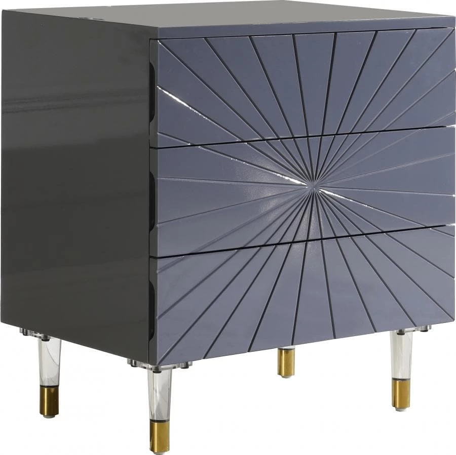 Meridian Furniture Starburst Side Table Living Room
