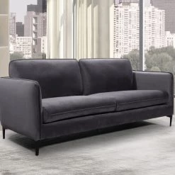Meridian Furniture Poppy Velvet Sofa Living Room