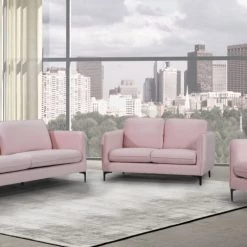 Meridian Furniture Poppy Velvet Sofa Living Room
