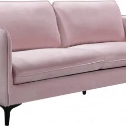 Meridian Furniture Poppy Velvet Sofa Living Room