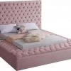 Meridian Furniture Bliss Velvet Bed Bedroom