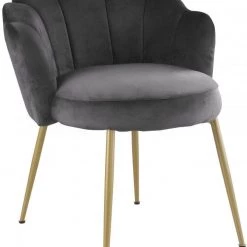 Meridian Furniture Claire Velvet Accent Chair / Dining Chair Set Of 2