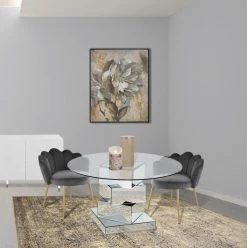 Meridian Furniture Claire Velvet Accent Chair / Dining Chair Set Of 2