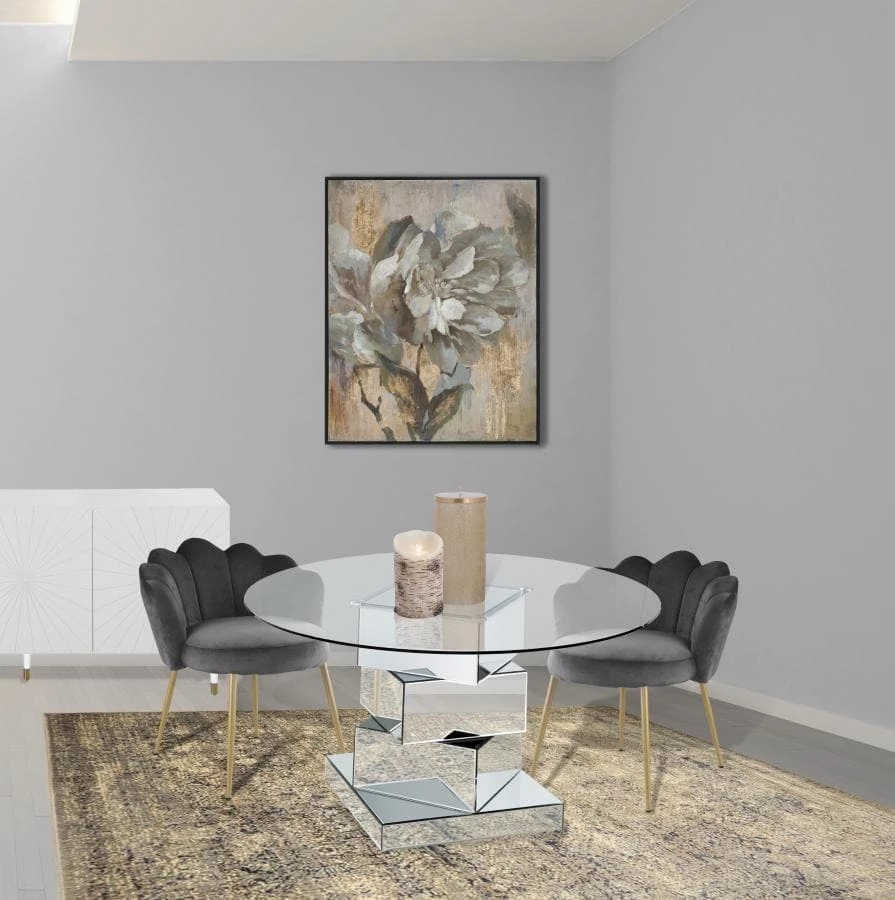 Meridian Furniture Claire Velvet Accent Chair / Dining Chair Set Of 2