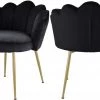 Meridian Furniture Claire Velvet Accent Chair / Dining Chair Set Of 2