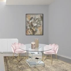 Meridian Furniture Claire Velvet Accent Chair / Dining Chair Set Of 2