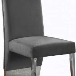 Meridian Furniture Dining Room Porsha Velvet Dining Chair Set Of 2