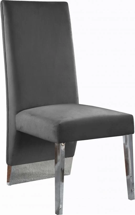 Meridian Furniture Dining Room Porsha Velvet Dining Chair Set Of 2