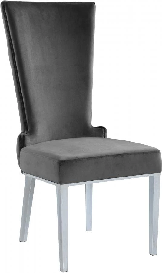 Meridian Furniture Serafina Velet Dining Chair Set Of 2