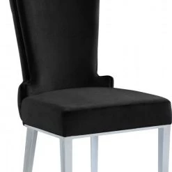 Meridian Furniture Serafina Velet Dining Chair Set Of 2