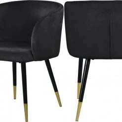 Meridian Furniture Louise Velvet Dining Chair