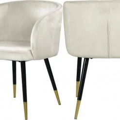 Meridian Furniture Louise Velvet Dining Chair