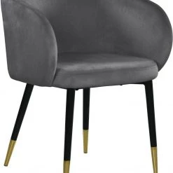 Meridian Furniture Louise Velvet Dining Chair