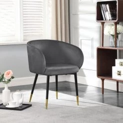 Meridian Furniture Louise Velvet Dining Chair