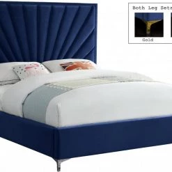 Meridian Furniture Eclipse Velvet Bed